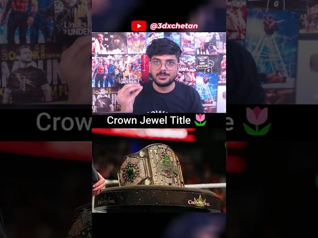 WWE Crown Jewel Championship is beautiful but why!?  #CrownJewel #CodyRhodes #WWE