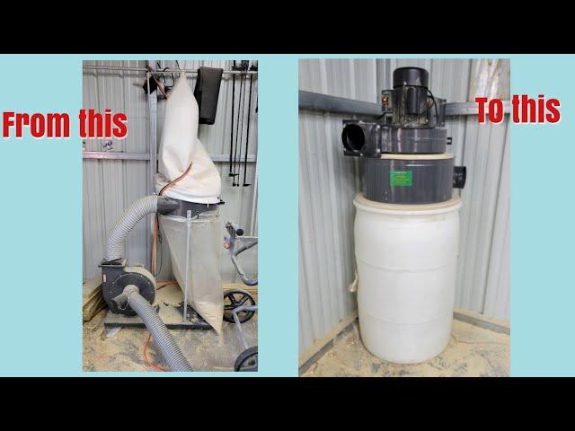 Dust Collection System, Thien Baffle, Harbor Freight 97869, 61790, 45378 modification