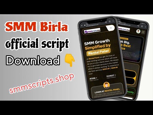 Latest SMM Birla official script | Smm Panel Script | Perfect Panel Script | Smm Panel kaise banaye