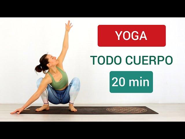 YOGA EN CASA - CLASE PARA TODO CUERPO | VINYASA YOGA ELENA MALOVA - 20 MIN