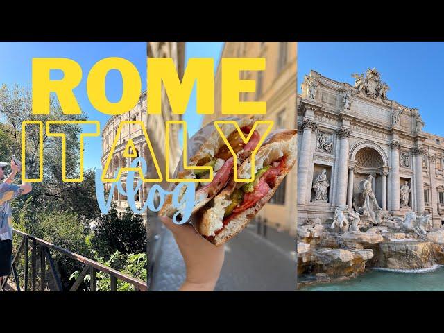 Rome Italy Vlog - Food, Sights, Fun