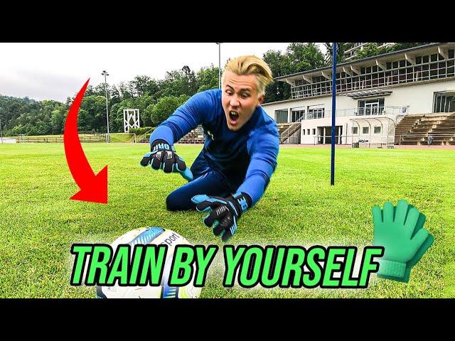 HOW TO TRAIN BY YOURSELF DURING CORONA - SOLO GOALKEEPER TRAINING 