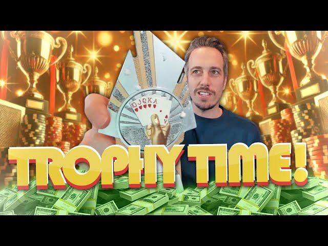 Feels Good WINNING TROPHIES  Poker Highlights