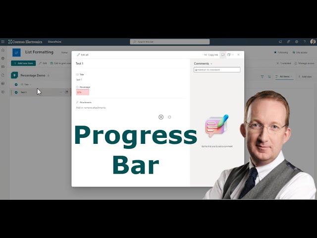 SharePoint List Formatting Progress Bar