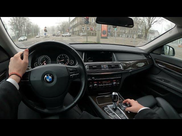 2014 BMW 730 [High Executive] 3.0l 258HP - POV Test drive in foggy day