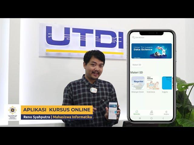 APLIKASI KURSUS ONLINE - KARYA MAHASISWA INFORMATIKA UTDI - RENO SYAHPUTRA