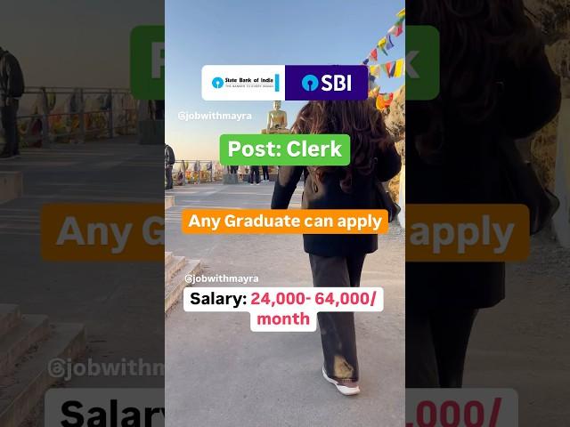 SBI Clerk Recruitment 2025 | Apply Now #sbiclerkmains2024 #sbiclerk #sbi #sbijobs #newjobs #newjob