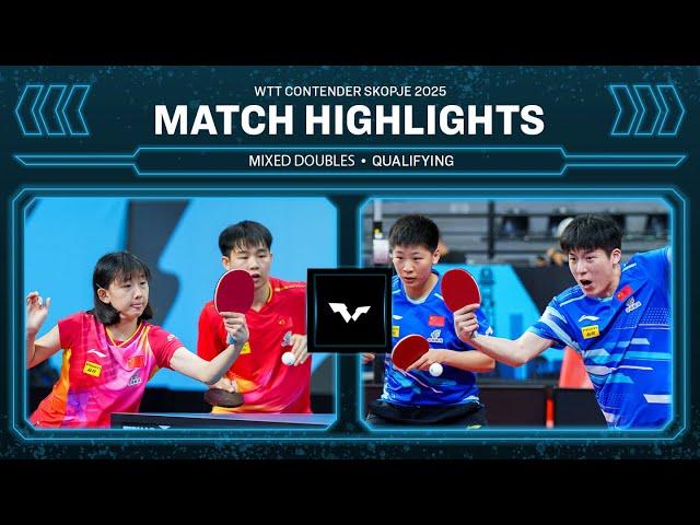 Zeng Feng vs Wen Yan | XD Qual | WTT Contender Skopje 2025