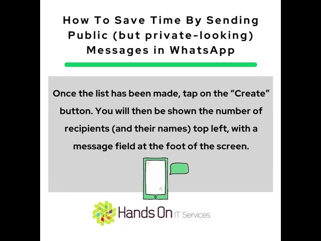 Save Yourself Time By Sending Public (but private-looking) messages in WhatsApp