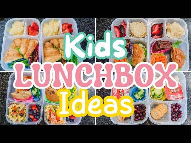 Kids School Lunchbox Ideas//4 delicious meals for your kids!