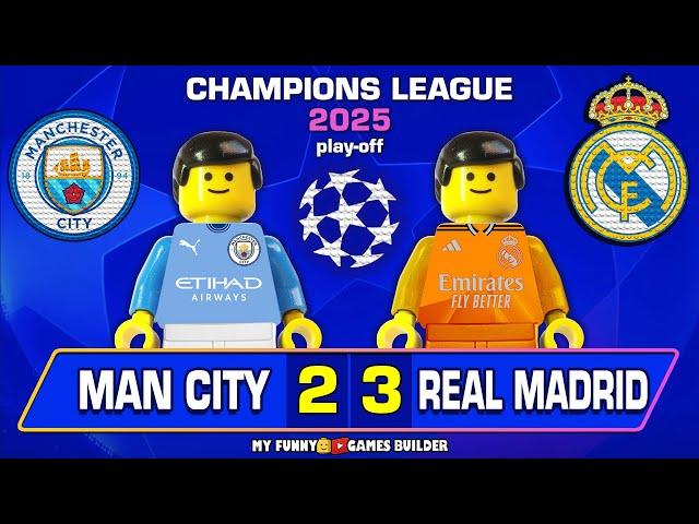 Man City vs Real Madrid 2-3 | Champions League 2025 Goals Highlights lego