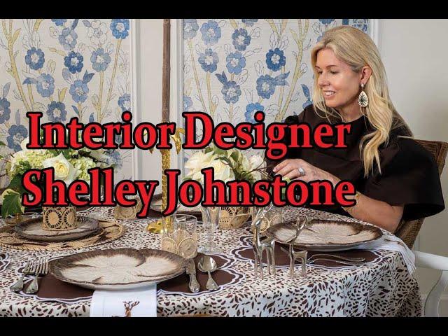 Interior Designer Shelley Johnstone.