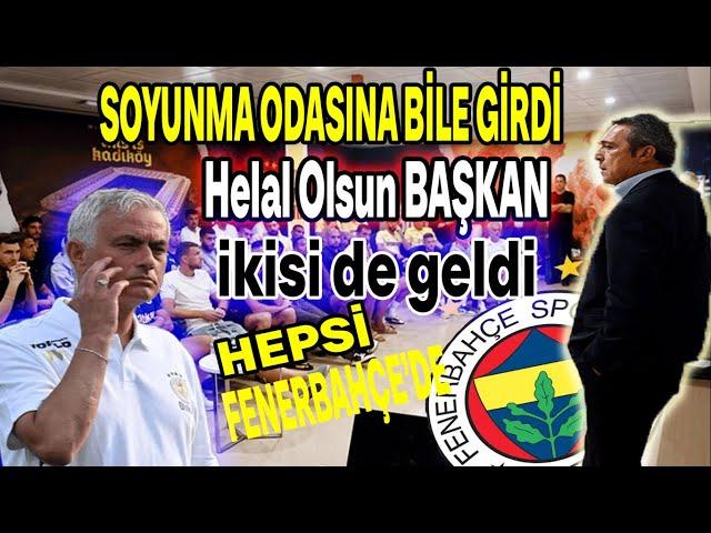 Sessizce gelmiş ! Soyunma Odasına da girdi F.Bahçe'de..