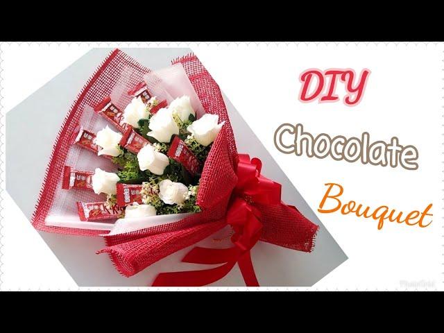 DIY Chocolate Bouquet  / วิธีทำช่อช็อคโกแลตคิทแคท