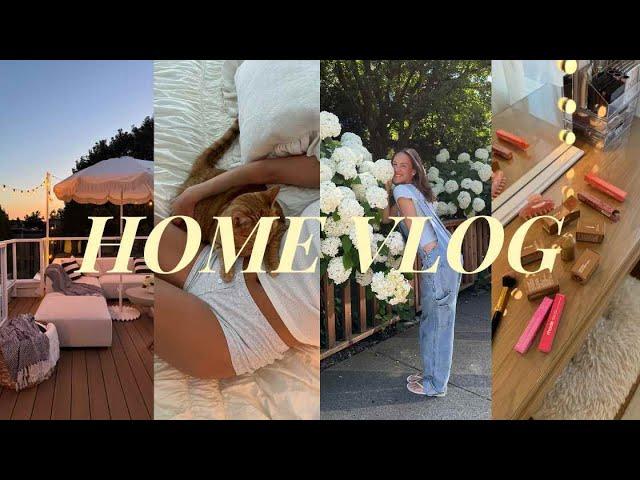 july home vlog  major life update, unboxing, recipes, rooftop decor & hosting!