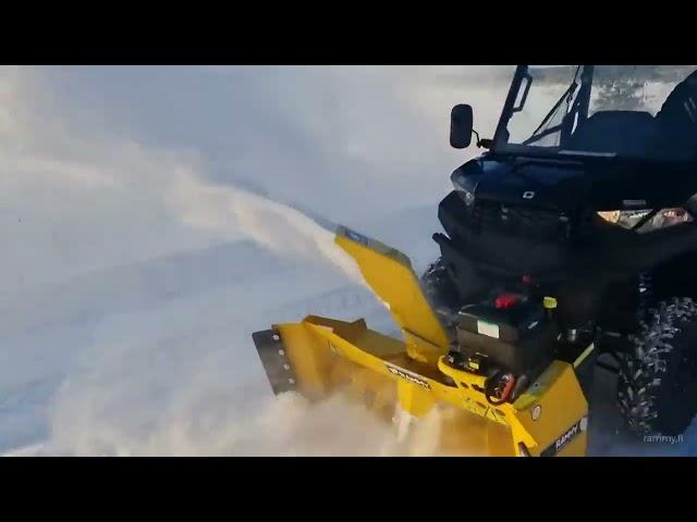 Rammy ATV & UTV snowblowers - customer clips and few tips