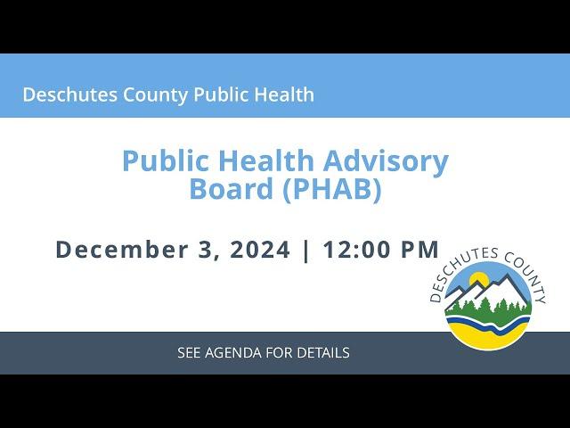 Public Health Advisory Board (PHAB)