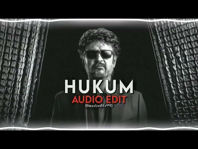 Hukum - Anirudh Ravichander [Audio Edit] by @musicedits990