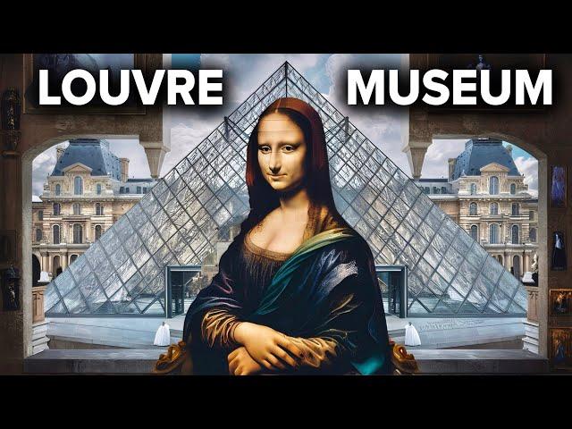 Paris, Inside the Louvre Museum, Walking tour [4K Ultra HD]