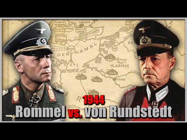 Invasion 6. Juni 1944 Rundstedt vs. Rommel, die Monate vor D-Day/Overlord (Manfred ist Versprecher)