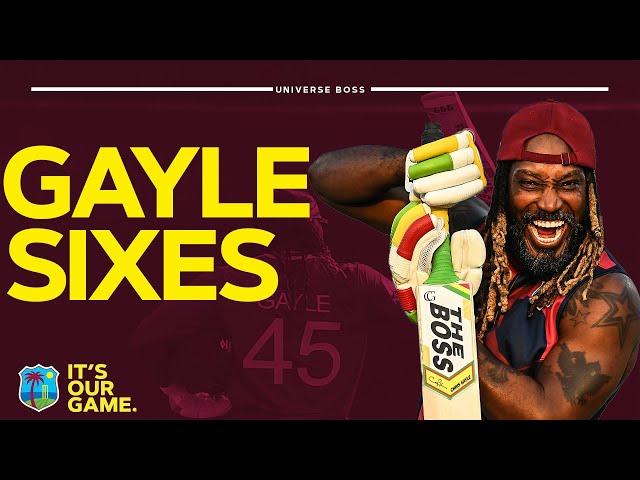 POWER HITTING! | Huge Sixes From The Universe Boss | Chris Gayle Batting | West Indies Cricket