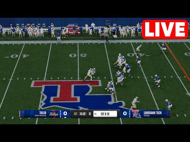 NCAAF LIVE Tulsa Golden Hurricane vs Louisiana Tech Bulldogs | Week 4 Game 2024 College Football 25