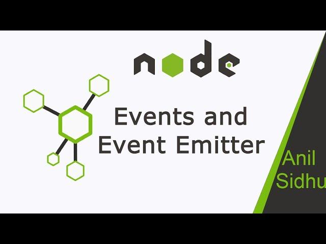 Node JS in tutorial #46 Events and  Event Emitter