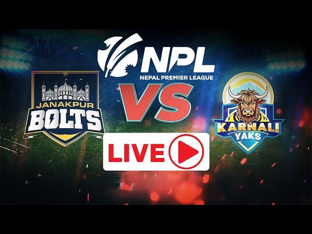 LIVE: Nepal Premier League 2024 | Kathmandu Gurkhas VS Chitwan Rhinos | TU Cricket Ground, Kirtipur