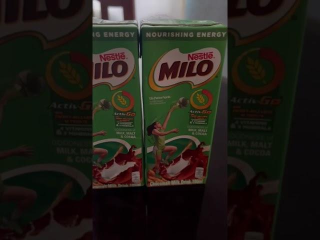 SATISFYING MILO CHOCOLATE ENERGY DRINK #asmr #shorts #milo#everyday #drinksound #hazel’scakes #viral