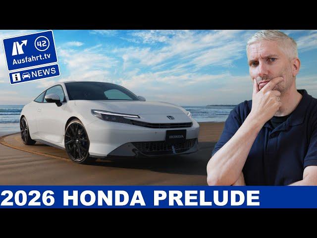 2026 Honda Prelude returns to Germany as a hybrid | Ausfahrt TV News