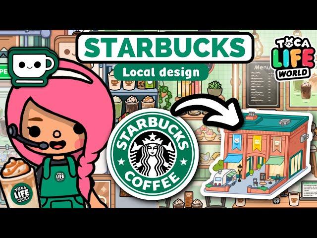 NEW STARBUCKS SHOP! ️|| Aesthetic Local Shop || Toca Life World