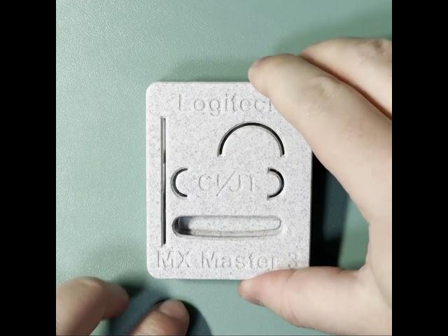 3D Printed Jig for Perfect MX Master 3 Mouse Skates!