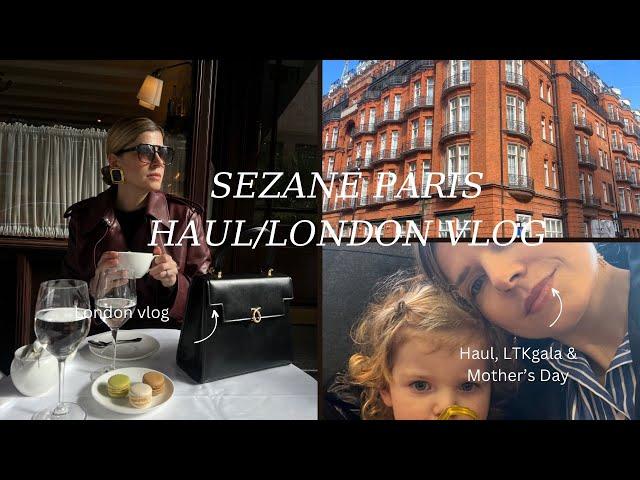 SEZANE TRY ON HAUL + SHOPLKT GALA+MOTHERS DAY IN LONDON/Eva McMahon