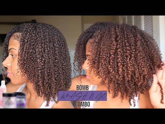 Another BOMB Wash & Go Combo for Type 4 Hair..DEFINITION GOING CRAZY YA'LL 