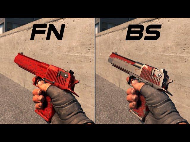 CS2 Desert Eagle | Crimson Web - Skin showcase all floats [4K60FPS]