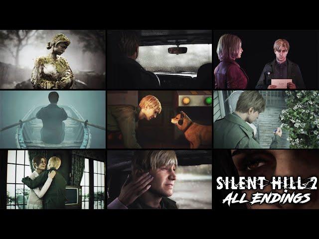 All 8 Endings - Silent  Hill 2 Remake