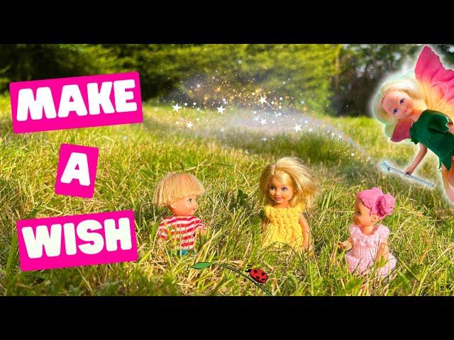 TOMMY & ROSIE MAKE A FAIRY WISH! BARBIE DOLL KIDS RP STORY Dolls Family Adventure Stories | Ep 3