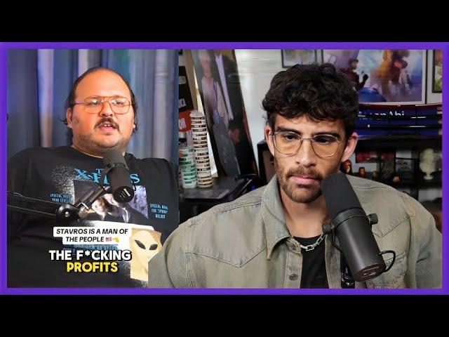 Stavros Halkias on Theo Von podcast | Hasanabi reacts