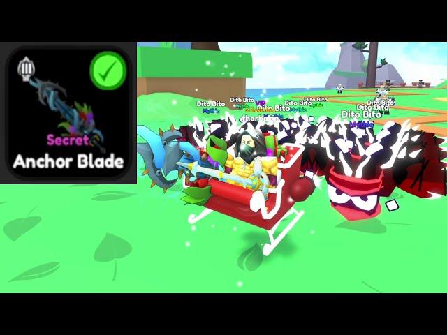 Got The Secret Sword Anchor Blade!! (Sword Fighters Simulator)