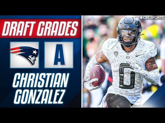 Patriots Draft LOCKDOWN CB Christian Gonzalez With 17th Overall Pick I CBS Sports