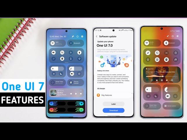 Samsung One Ui 7.0 Android 15 : Official Update (7+ New Features)