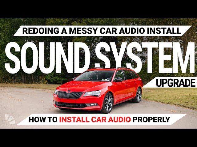 High-End Audio Install Gone Wrong! Redoing a Skoda Sound System | Cambridge Car Audio