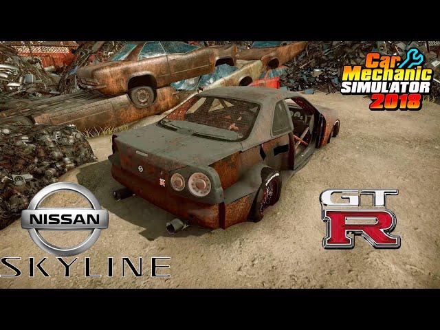 Restoration Nissan GT-R R34 - Car Mechanic Simulator 2018