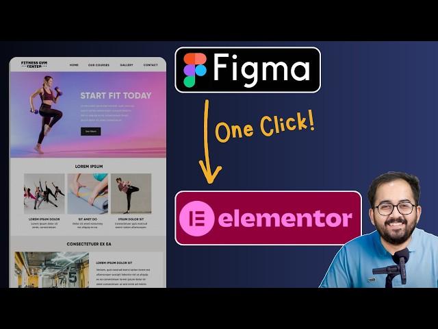 Convert Figma Design to Elementor - NEW Free Plugin (2024)