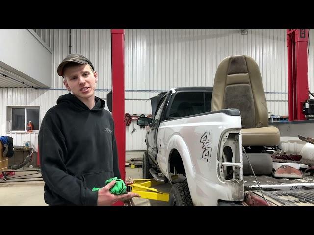 WE ARE BACK! Farm Ford F350 Ep: 3 Exhaust & Lights