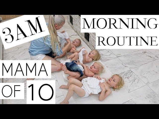 MY MORNING ROUTINE with 10 CHILDREN ( PART 2/3 )