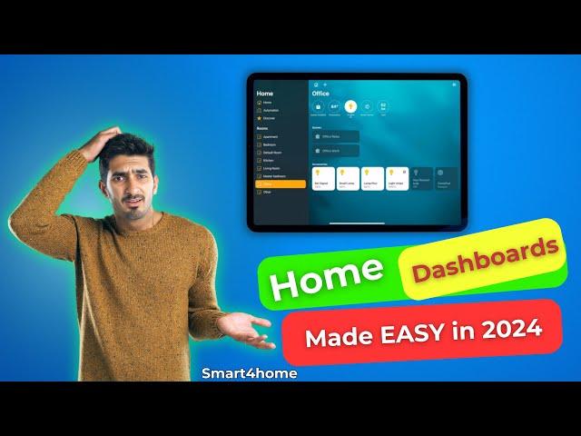 Advanced Smart Home Dashboards Made EASY in 2024! [ 6 Smart Home Automation Ideas Using IoT in 2024]