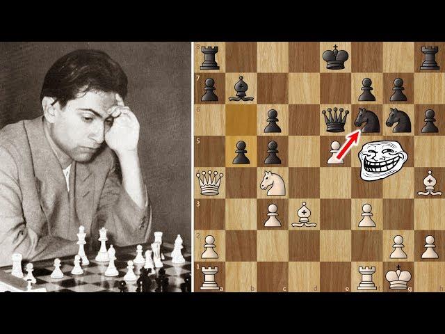 Mikhail Tal gets a KISS for a Brilliant Move! - Misha Impossible