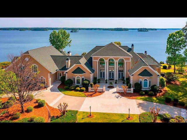 Luxurious mansion on Lake Murray, South Carolina for $3,800,000.