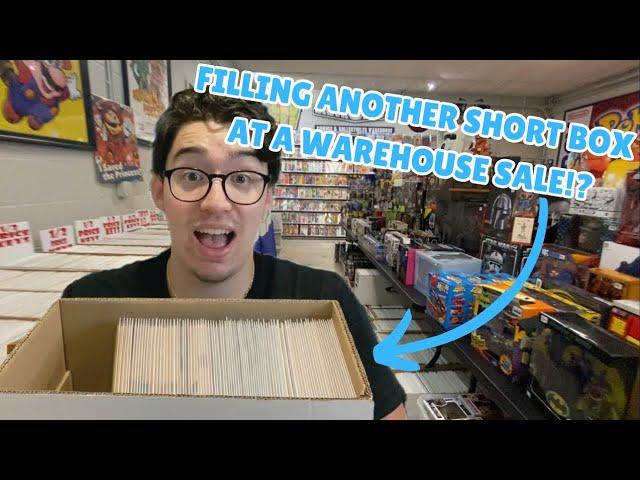 Another Huge Comic Book Haul At A Warehouse Sale!! And A Deal In The Parking Lot??